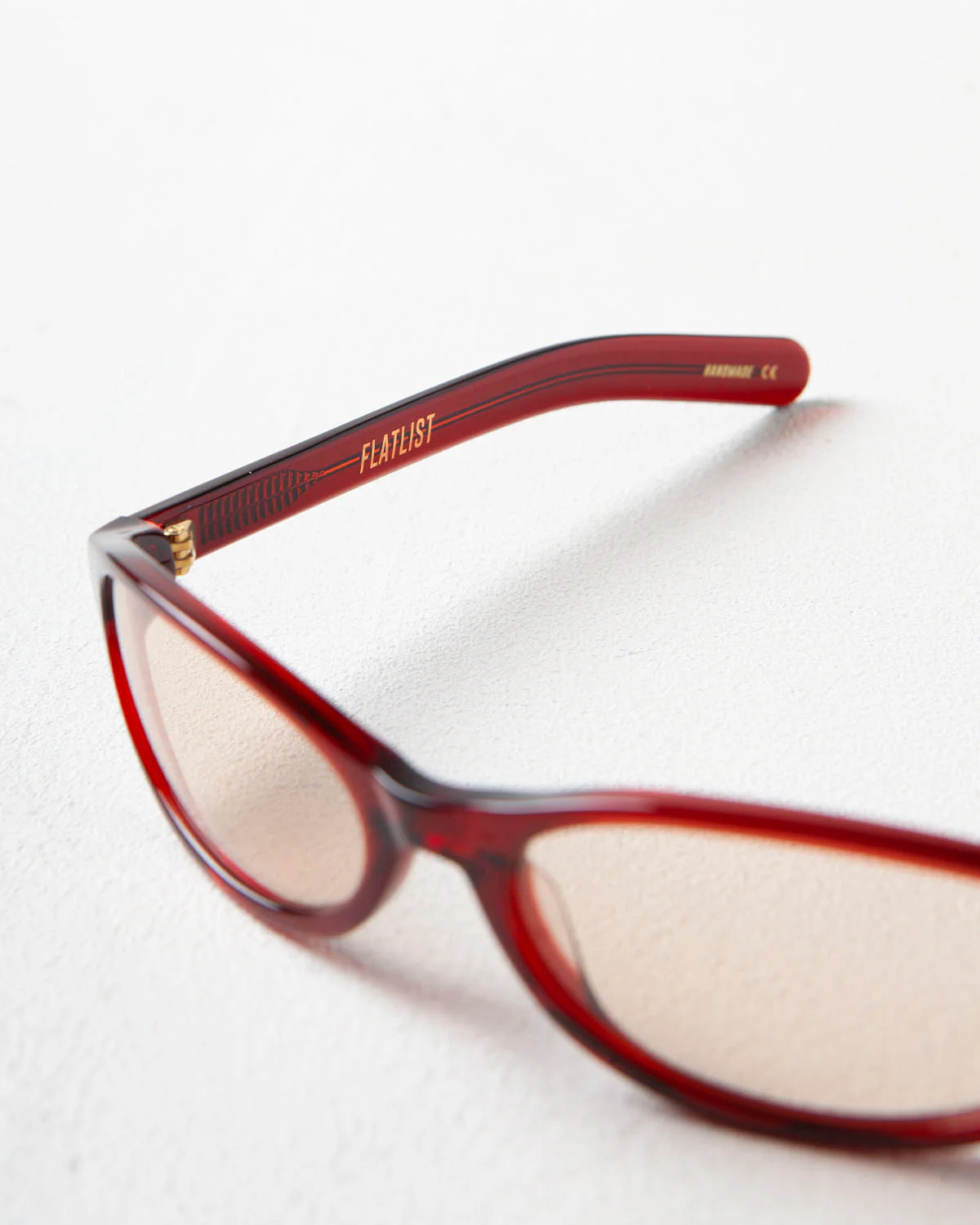 Flatlist Olympia Crystal Burgundy/Solid Peach Lens - Image 5