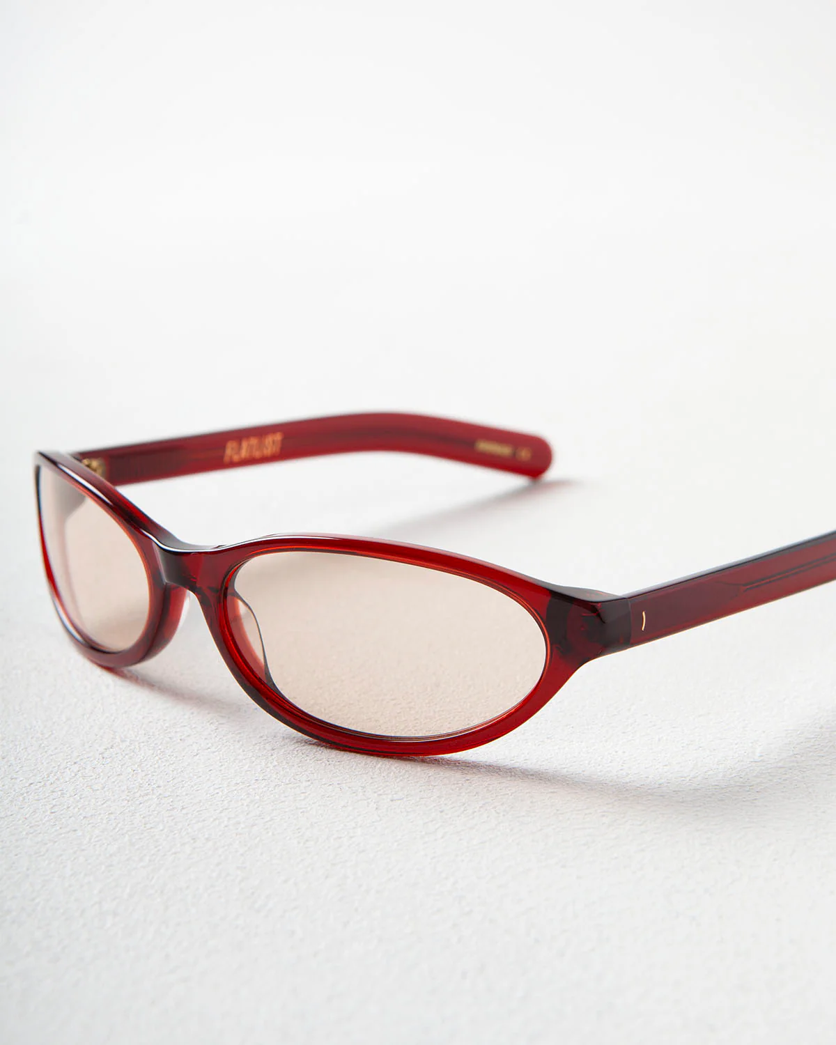 Flatlist Olympia Crystal Burgundy/Solid Peach Lens - Image 7