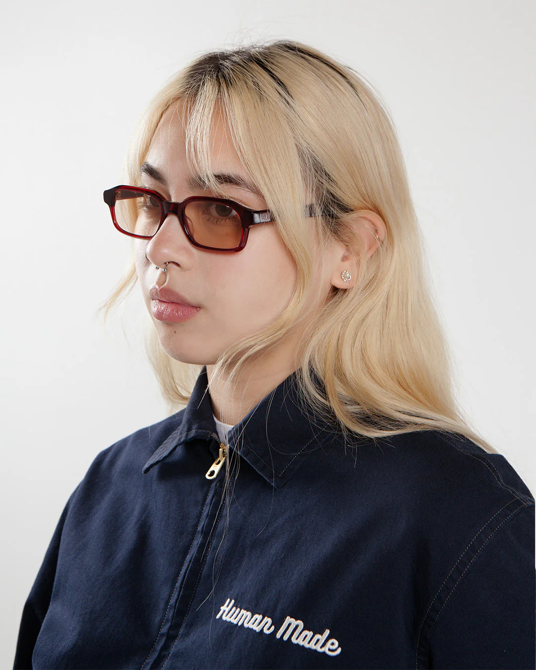 Flatlist Hanky Crystal Burgundy/Peach Lens - Image 3
