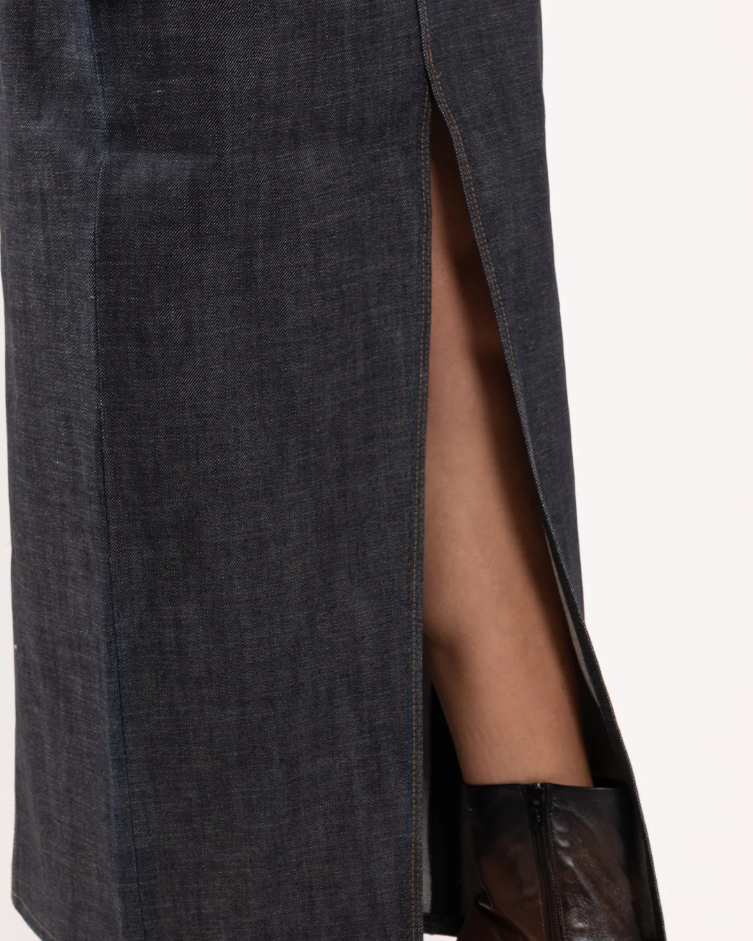 G-STAR High Slit Skirt Raw Scraped - Image 3