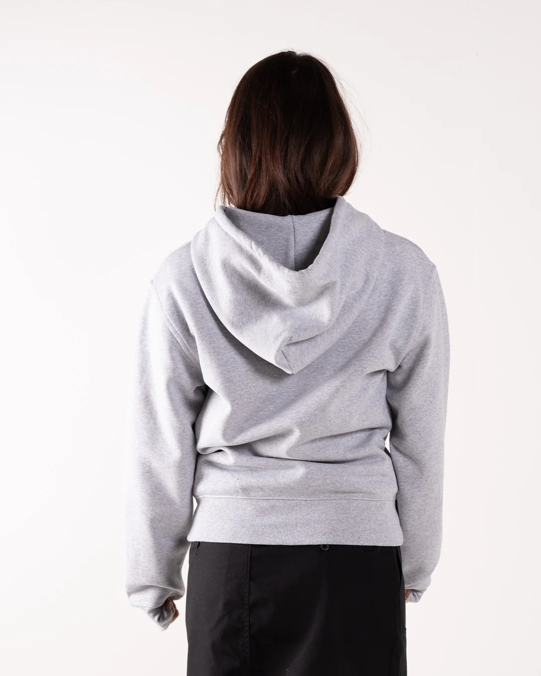 Gramicci Hooded Zip Heather Grey - Image 3