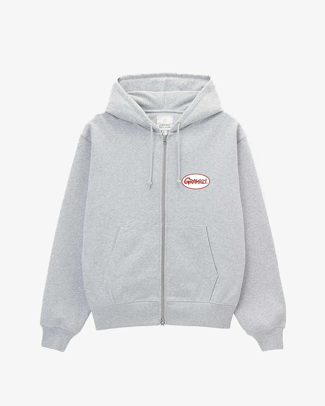 Gramicci Hooded Zip Heather Grey - Image 4