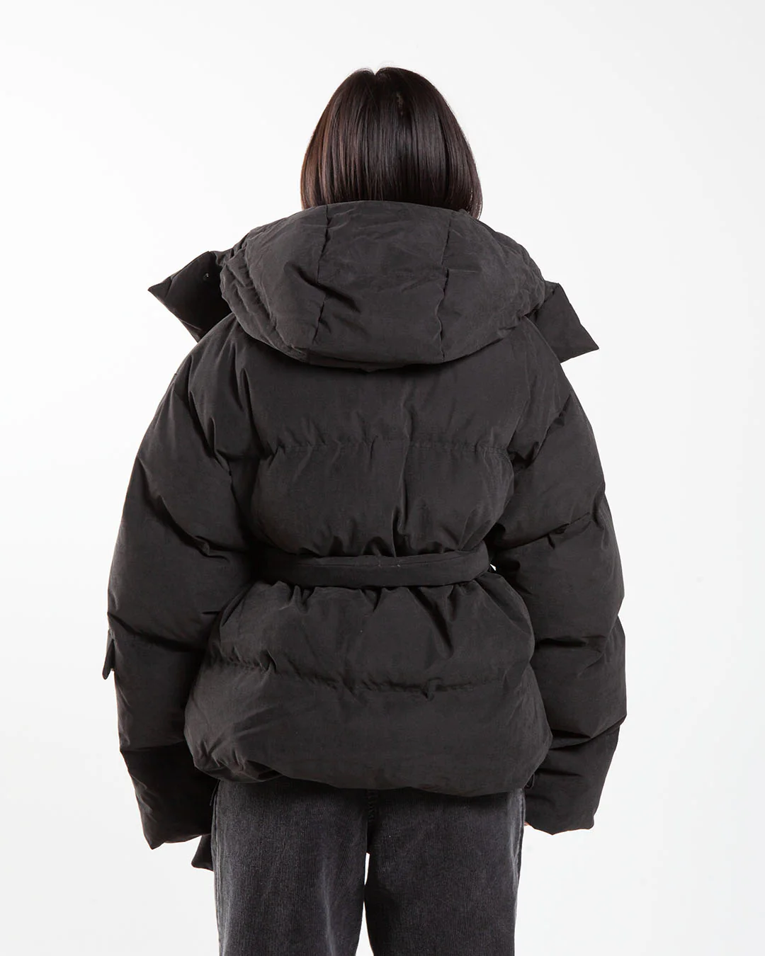 Holzweiler Steilia Brushed Down Jacket Black - Image 3