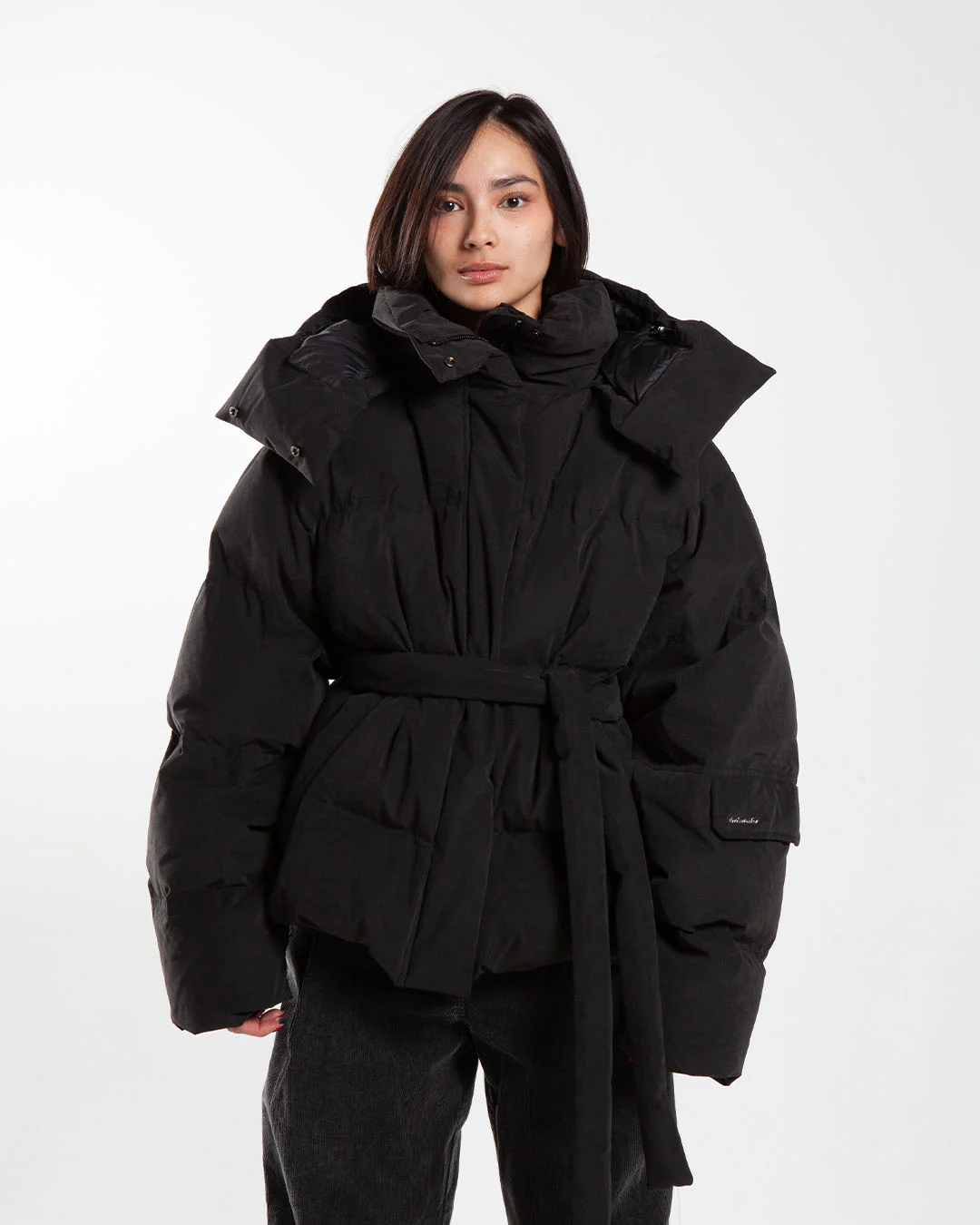 Holzweiler Steilia Brushed Down Jacket Black - Image 4