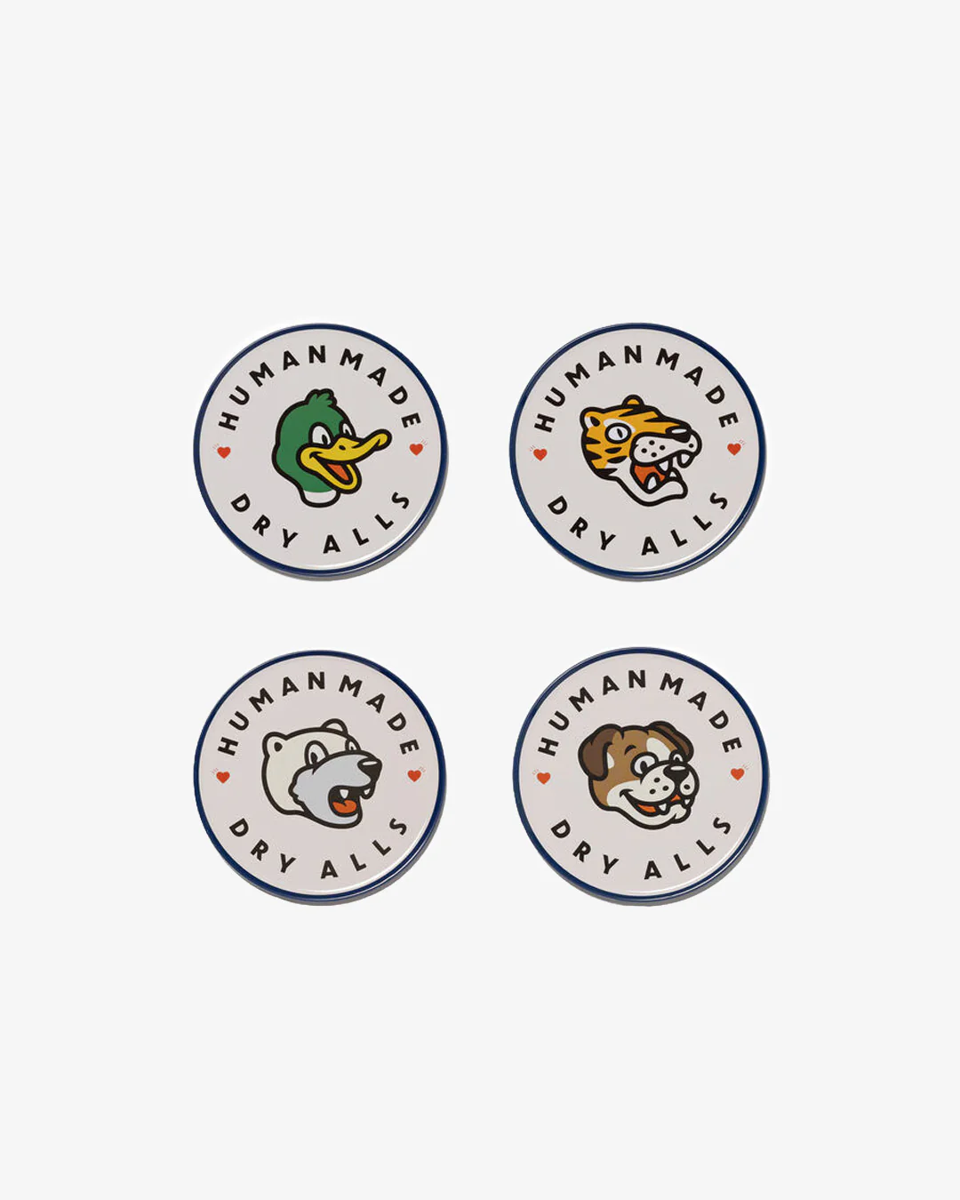 Human Made Animal Coaster Set