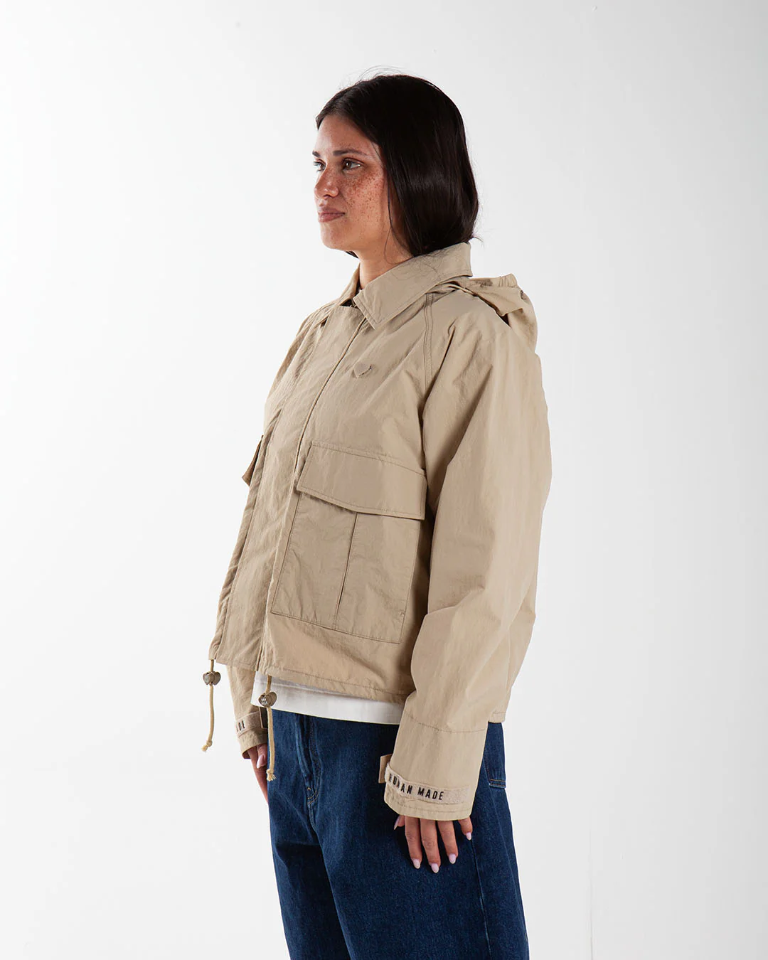 Human Made Fishing Jacket Beige - Image 2