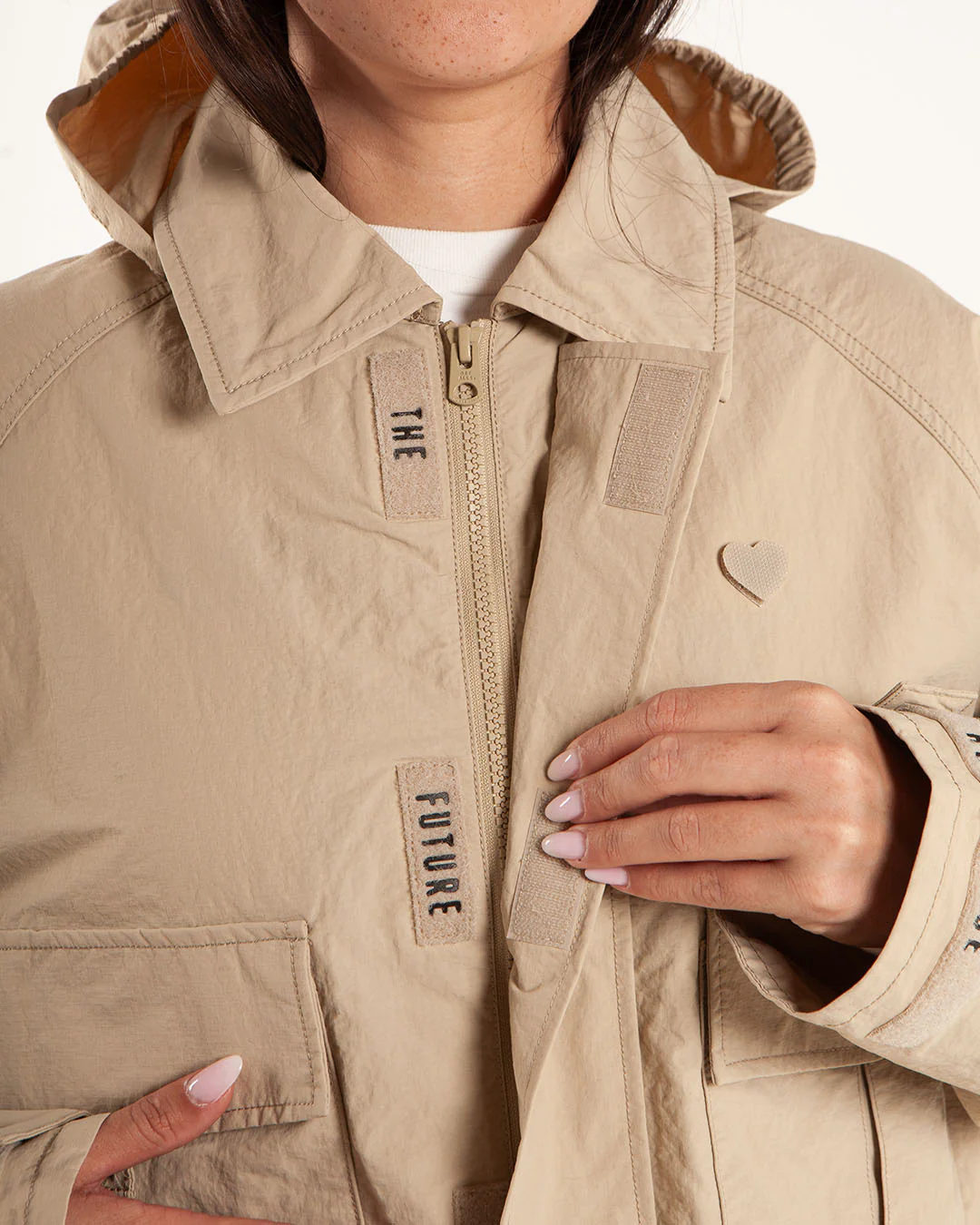 Human Made Fishing Jacket Beige - Image 4