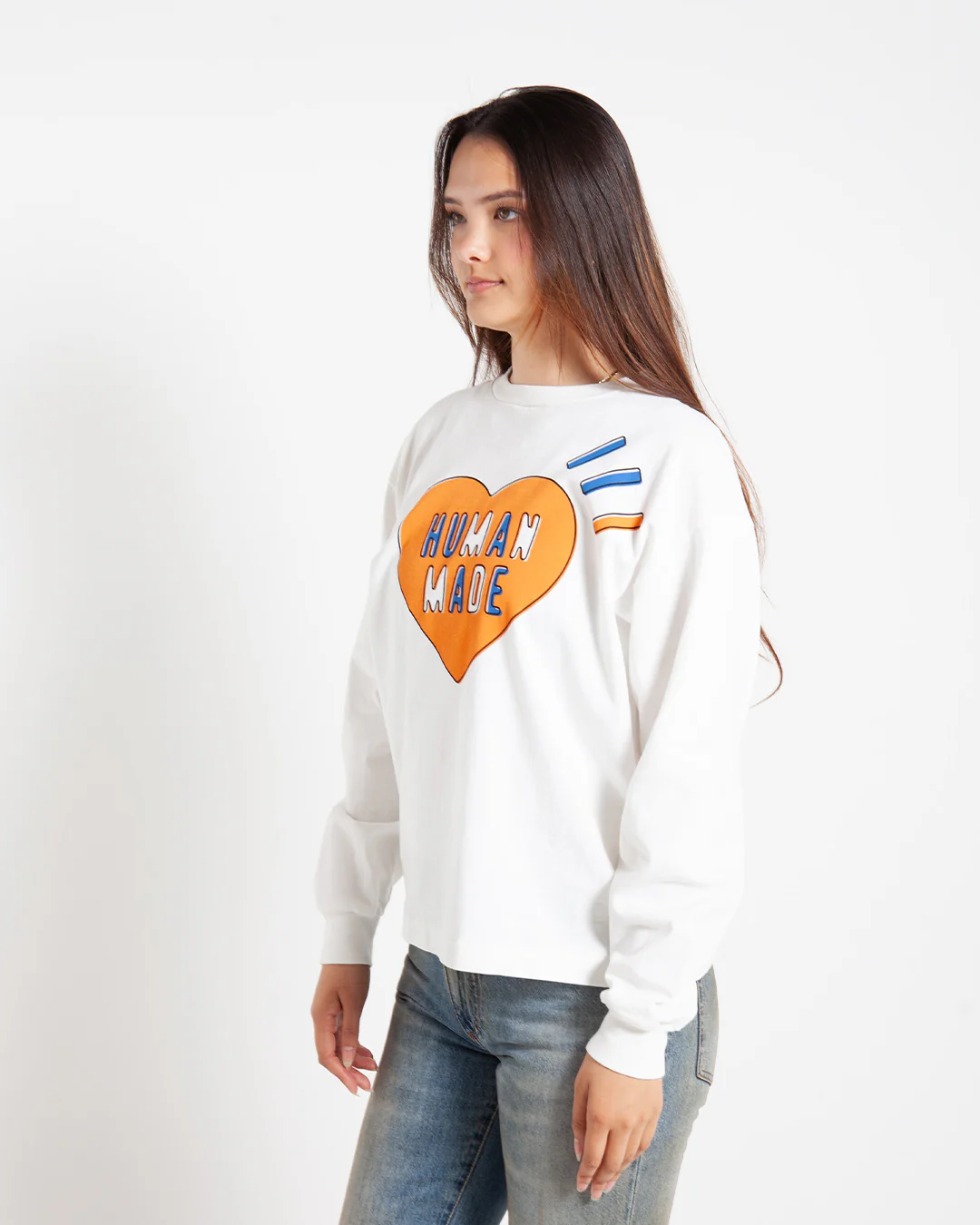 Human Made Graphic L/S T-Shirt White - Image 2