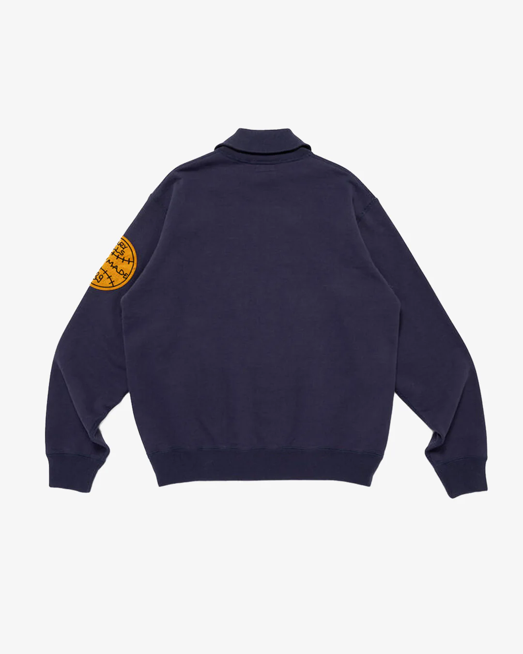 Human Made Half-Zip Sweatshirt Navy - Image 6