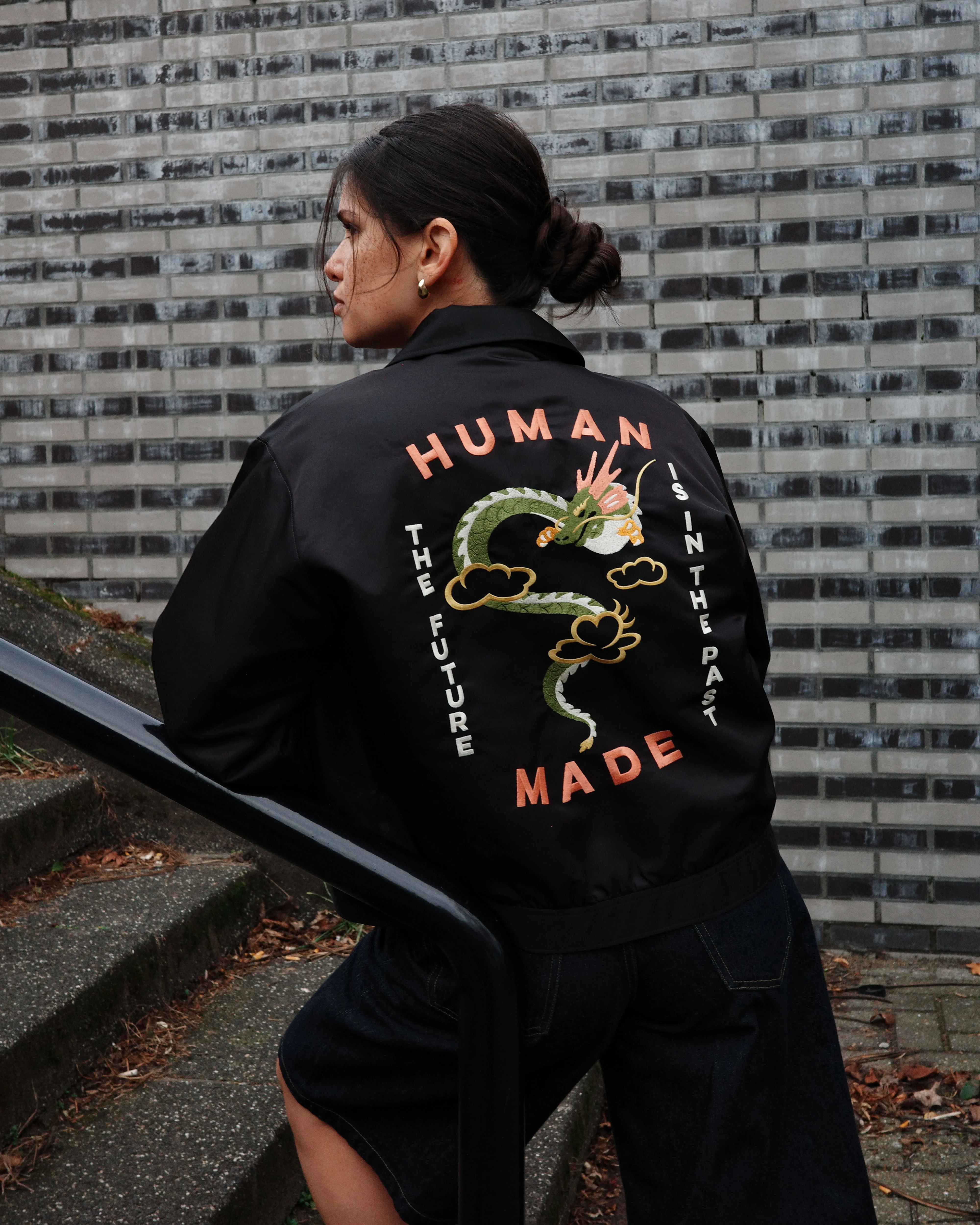 Human Made Military Jacket Black - Image 7