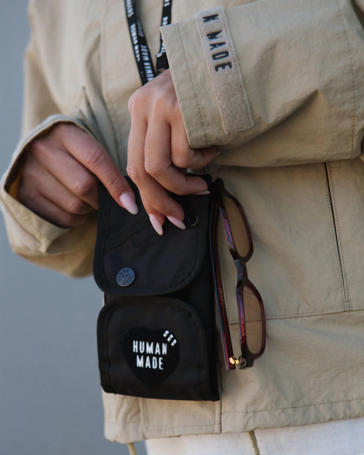 Human Made Military Pouch Black - Image 4