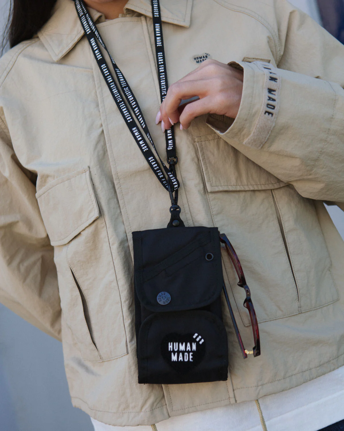 Human Made Military Pouch Black - Image 5