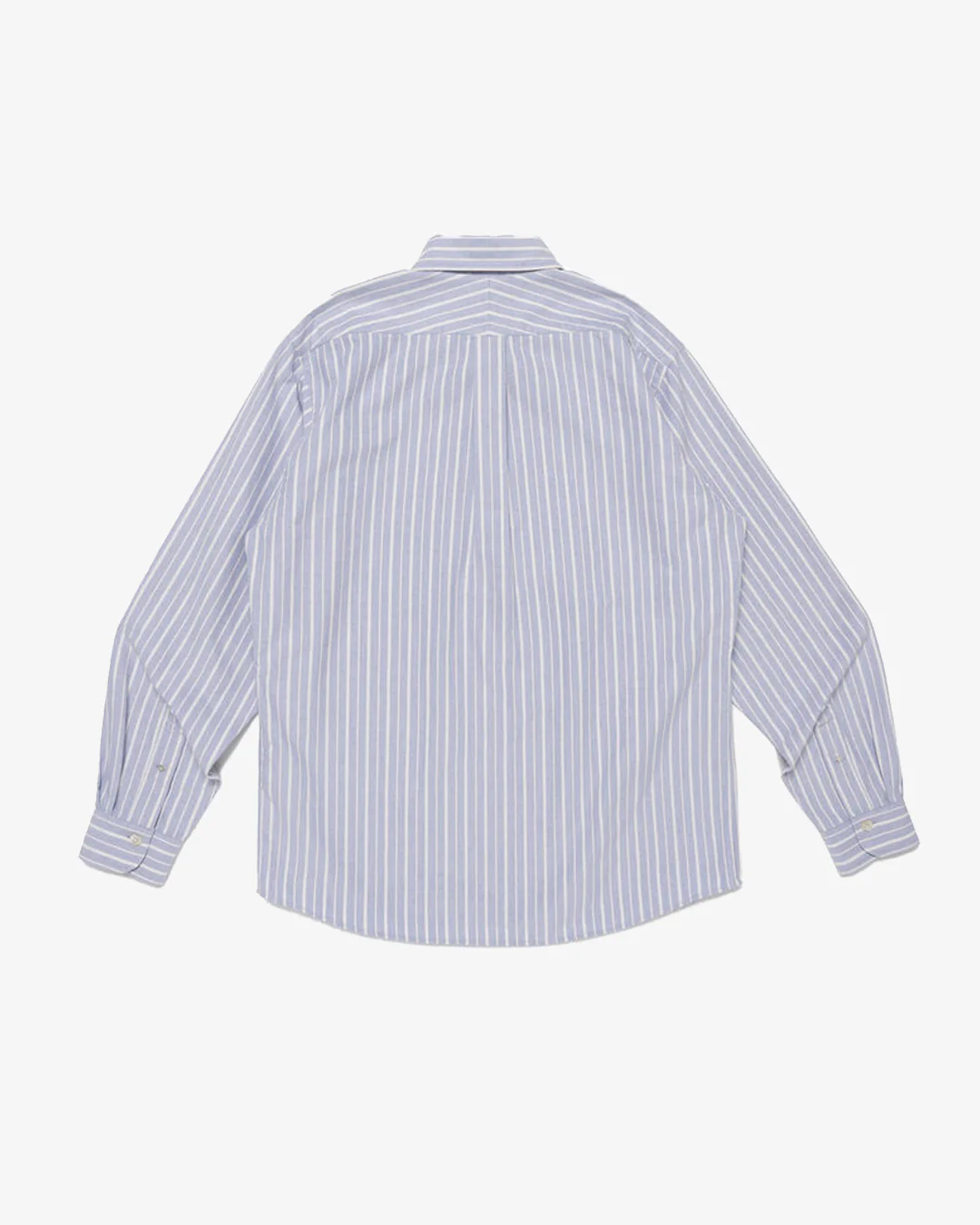 Human Made Stripe Ox B.D. Shirt Blue - Image 6