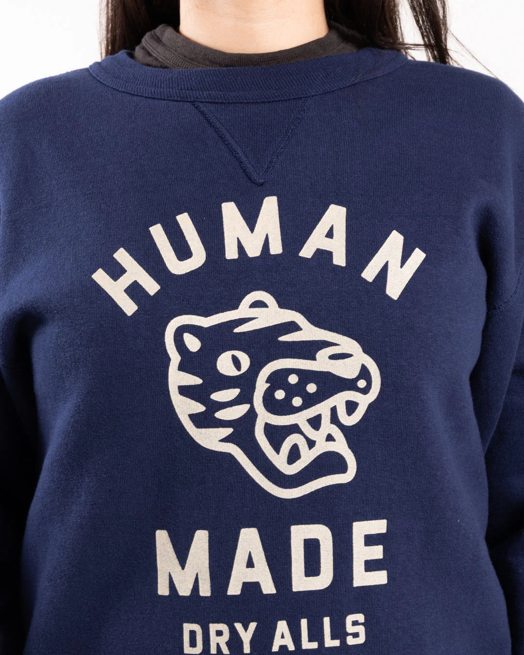 Human Made Tsuriami Sweatshirt Navy - Image 3