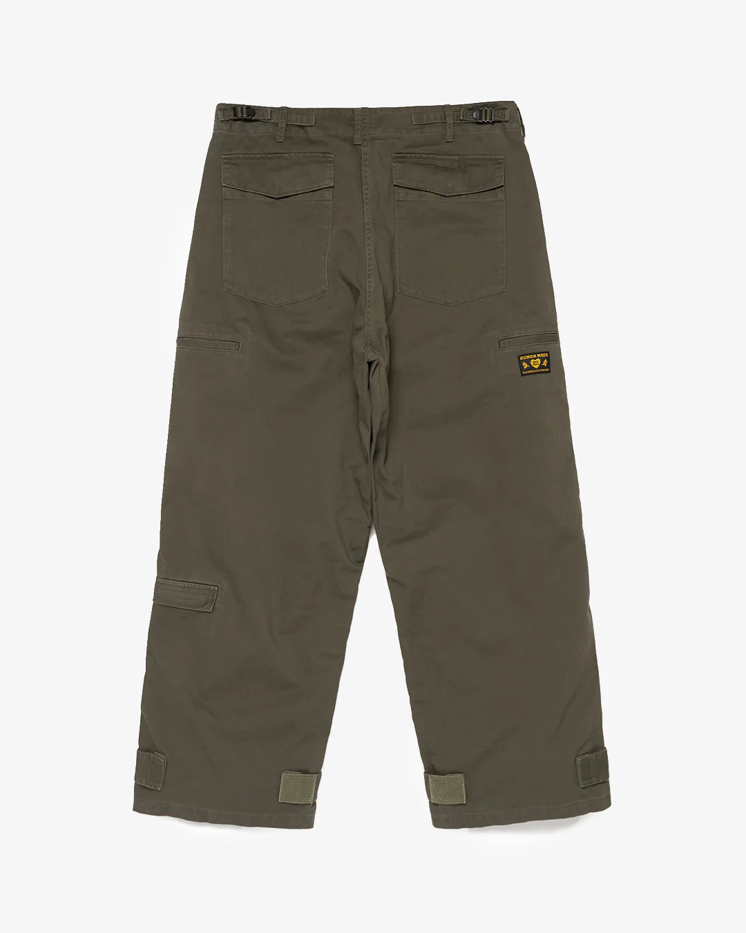 Human Made Wide Military Pants Olive Drab - Image 5