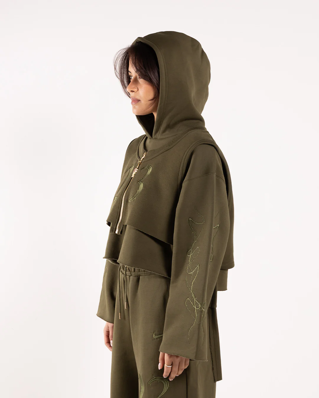 Jordan x Teyana Taylor Hoodie Rough Green - Image 2