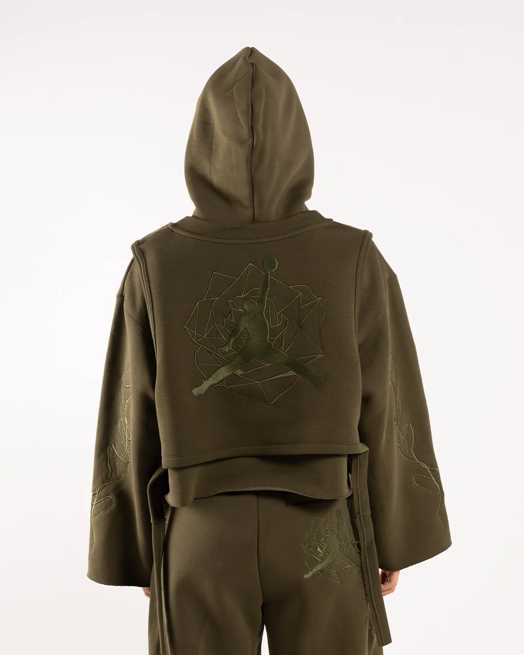Jordan x Teyana Taylor Hoodie Rough Green - Image 3