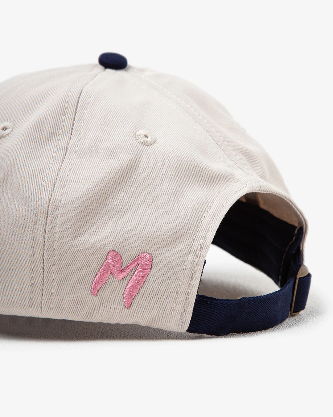 Maha Amsterdam Cafe Cap Ecru Navy - Image 4