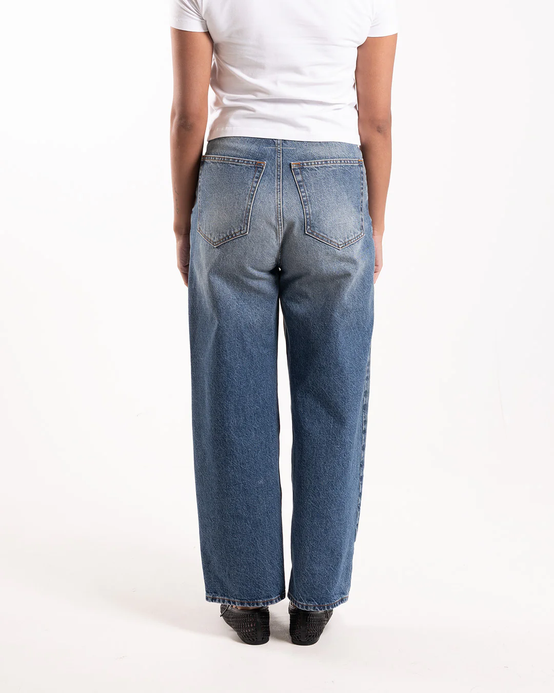 MM6 Maison Margiela Button Up Pants Medium Blue - Image 3
