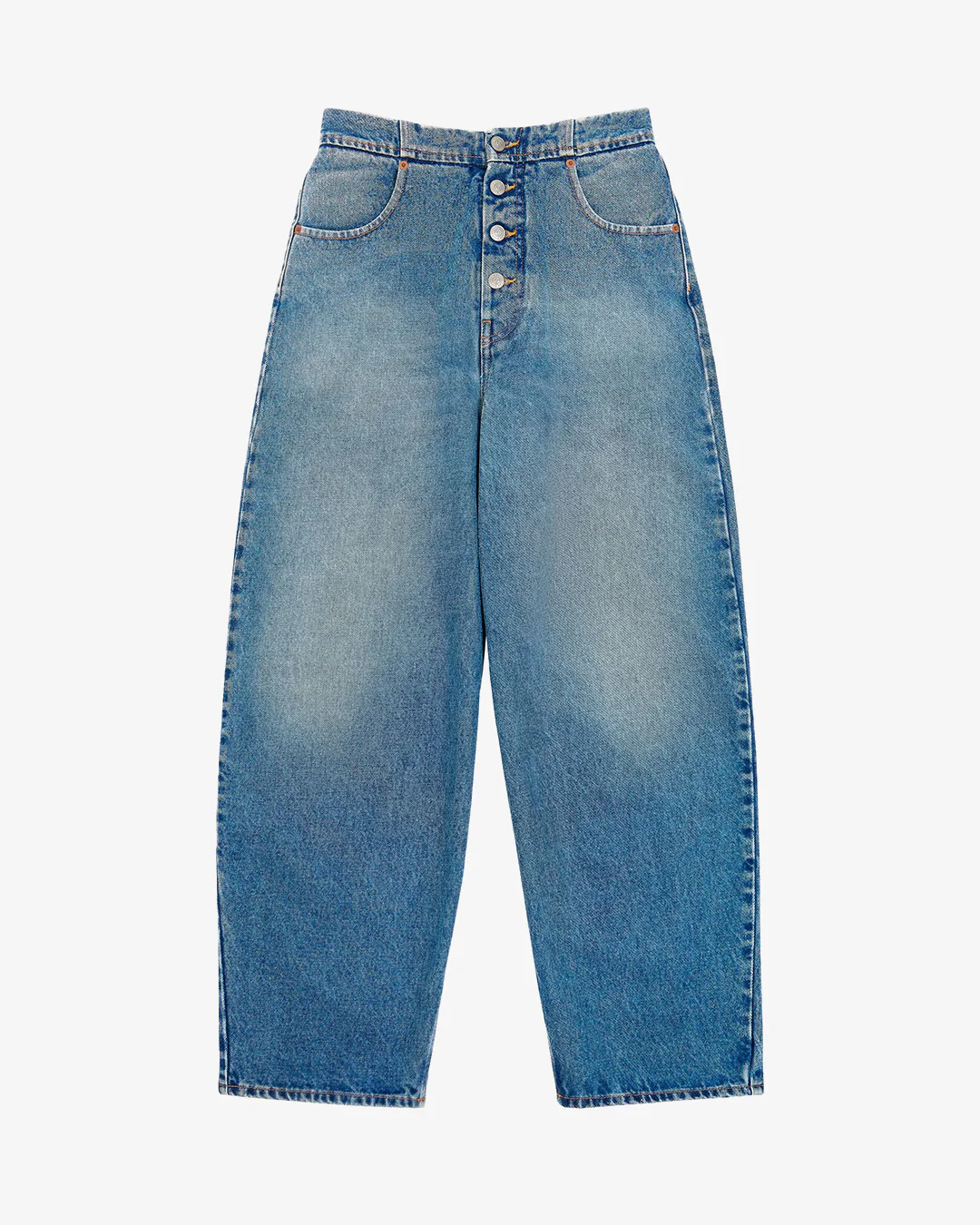 MM6 Maison Margiela Button Up Pants Medium Blue - Image 5