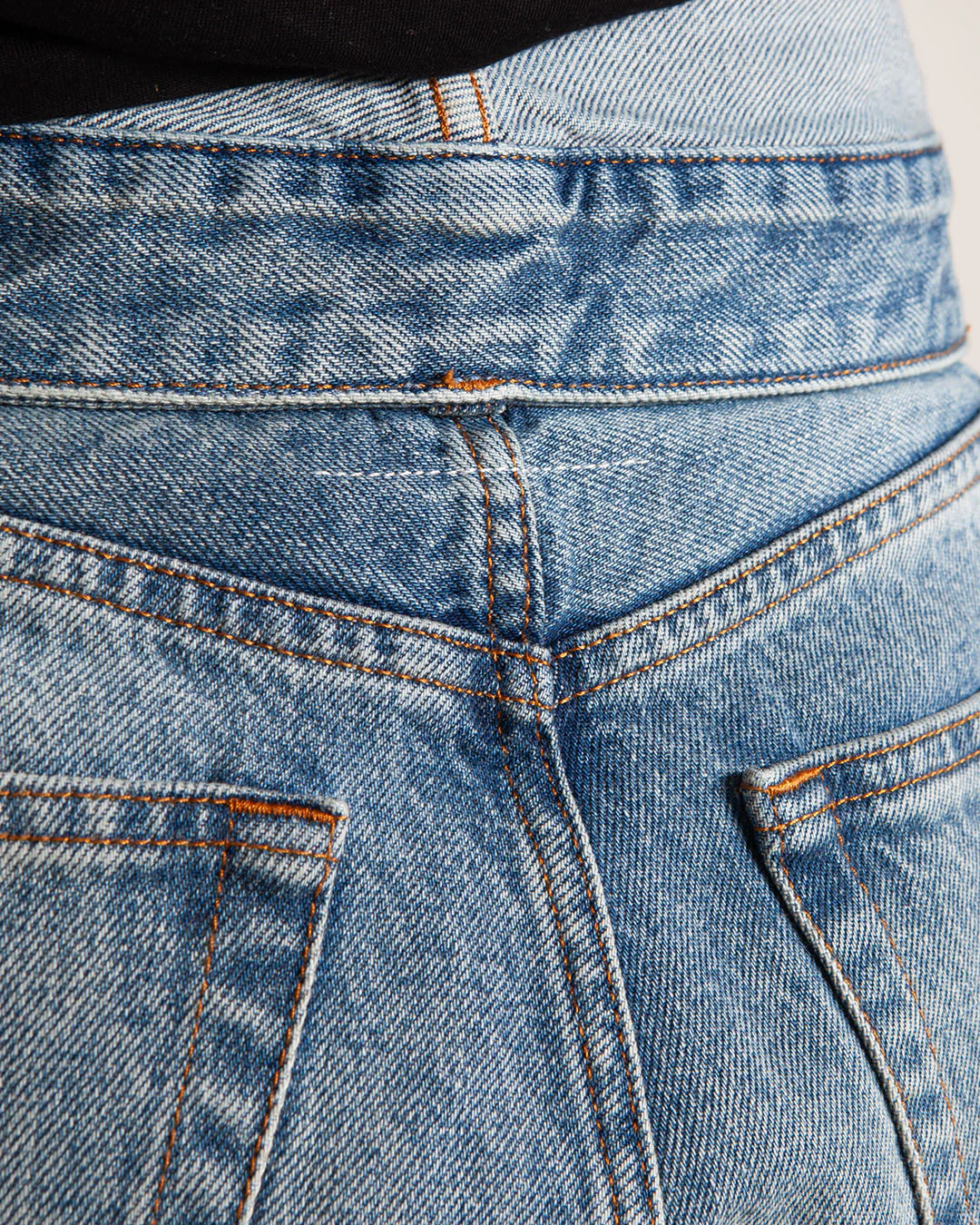 MM6 Maison Margiela Inside Out Pocket Pants Blue - Image 5