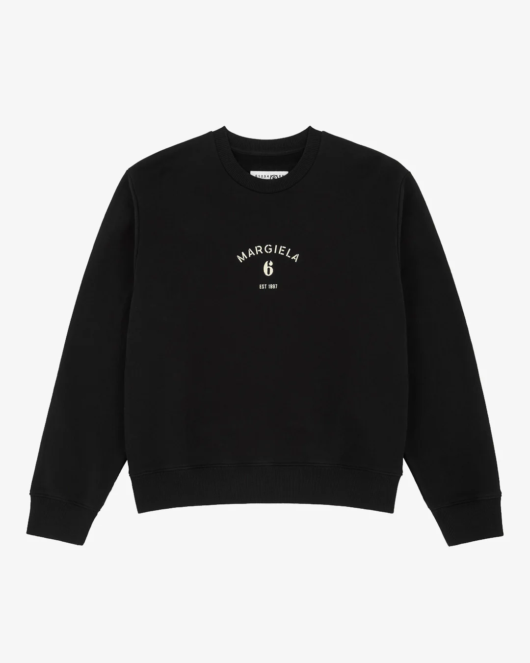 MM6 Maison Margiela Logo Sweatshirt Black - Image 5