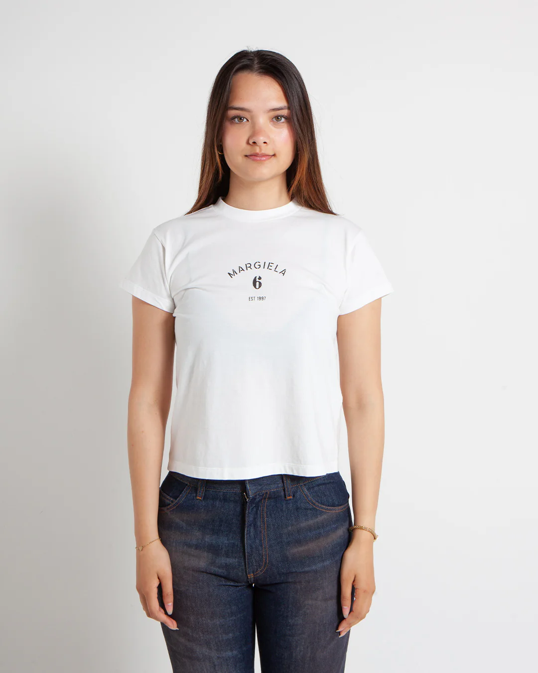 MM6 Maison Margiela Logo T-Shirt White