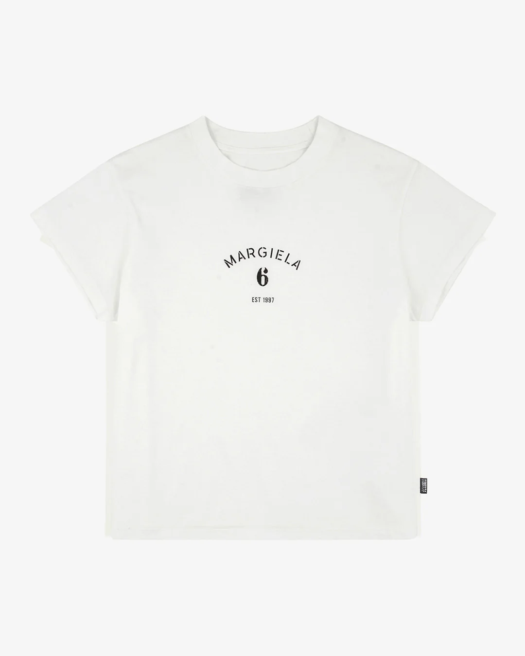 MM6 Maison Margiela Logo T-Shirt White - Image 4