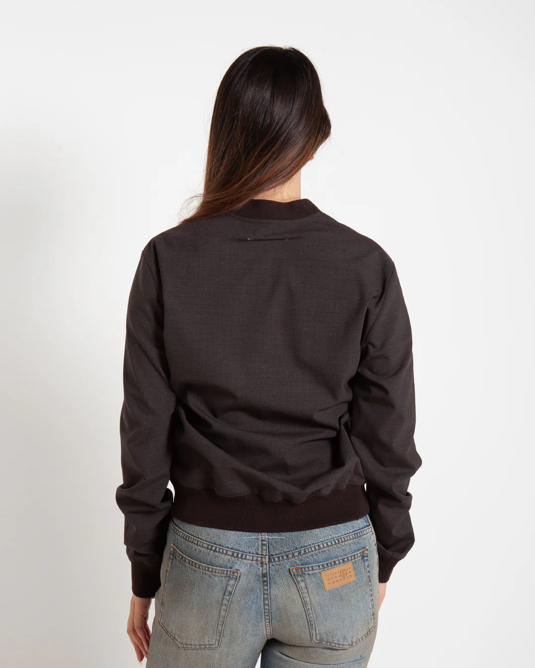 MM6 Maison Margiela Wool Blend Top Grey - Image 3