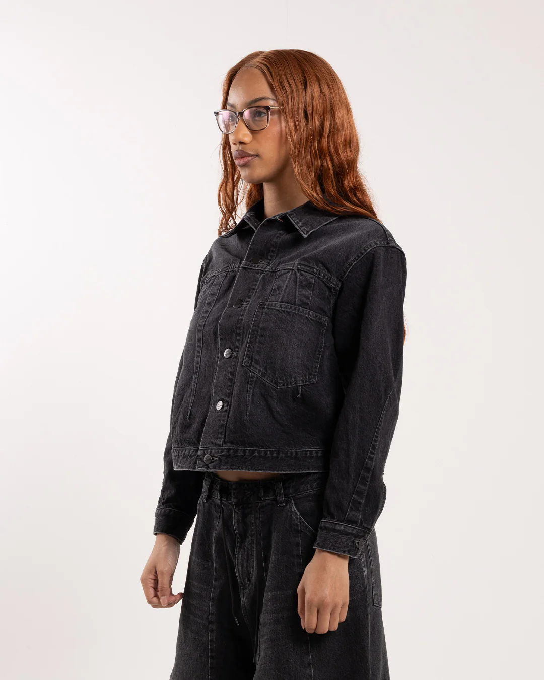 Needles Darts Jean Jacket - 12oz Denim Black - Image 2