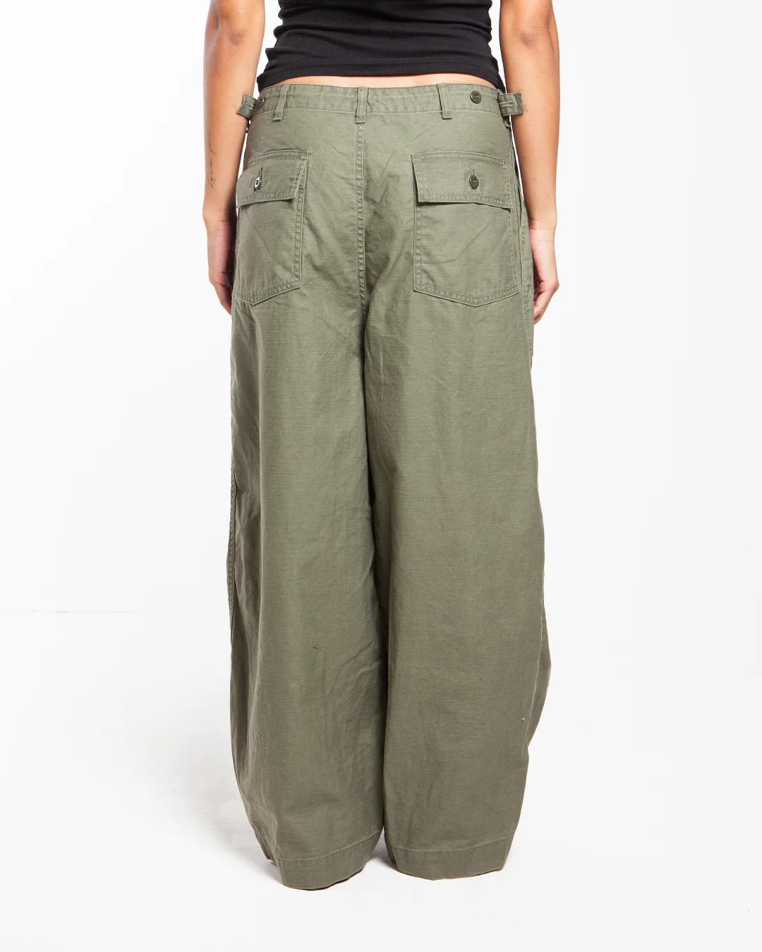 Needles H.D. Pant - Fatigue Olive - Image 3