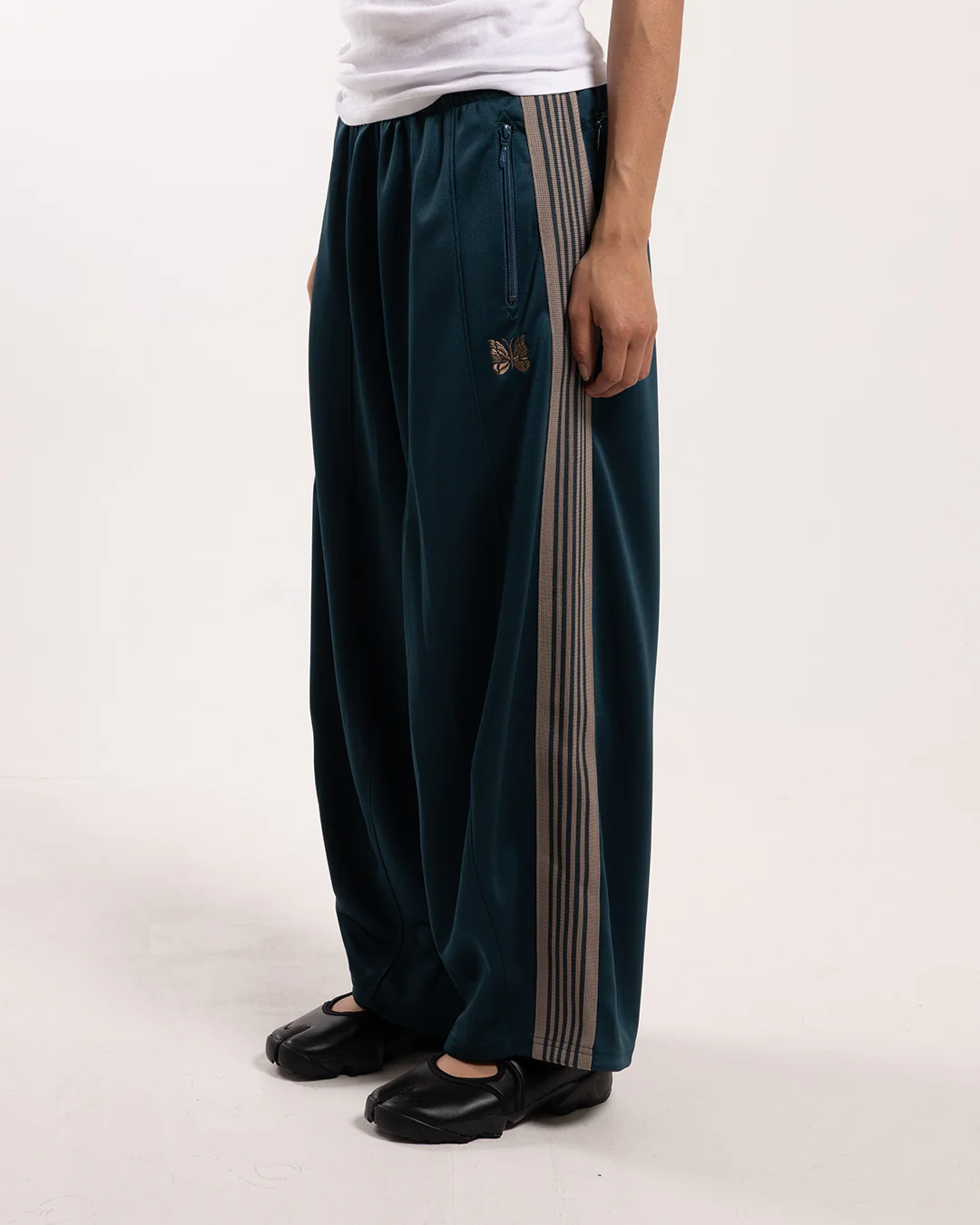 Needles H.D. Track Pant - Poly Smooth Green - Image 2