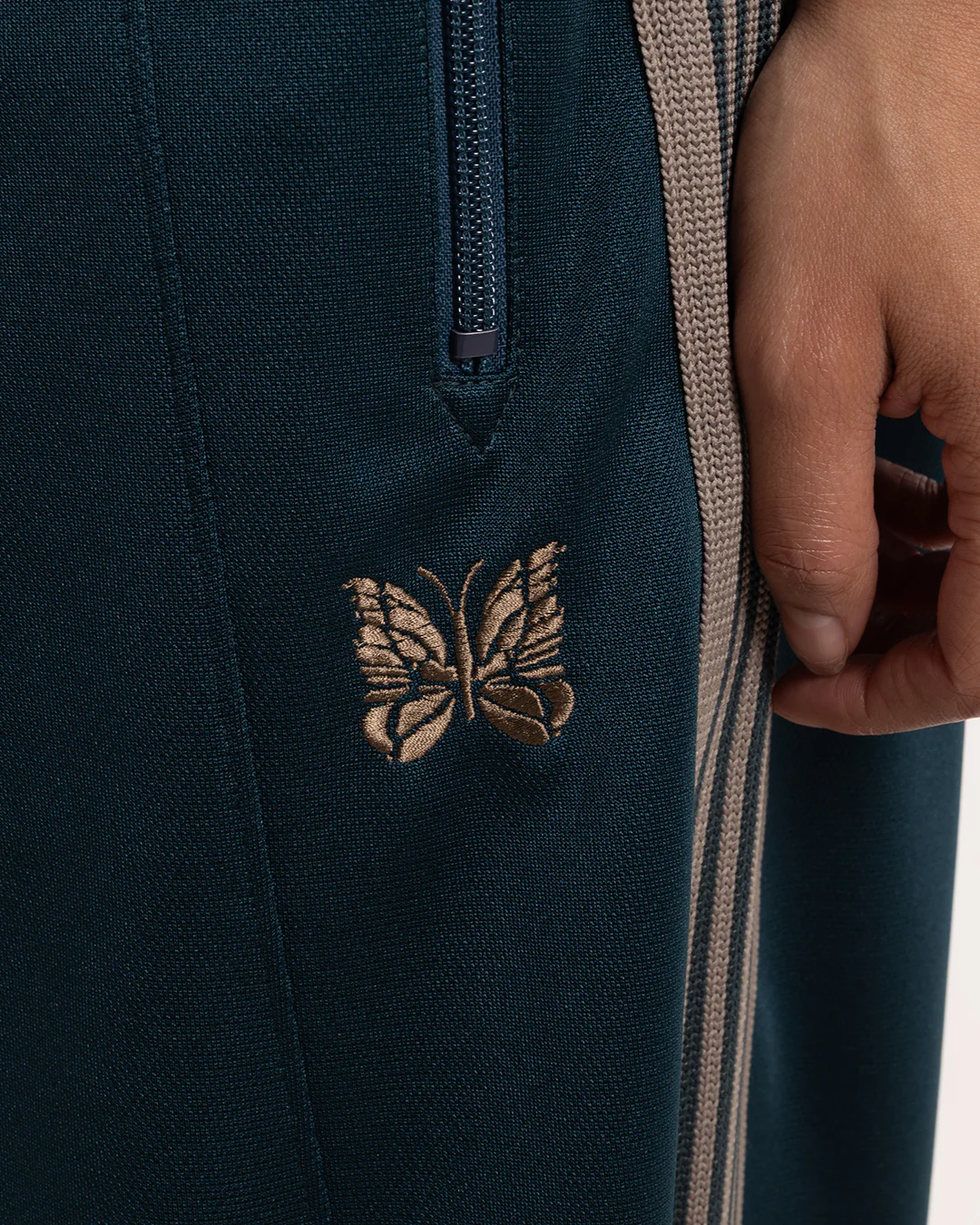 Needles H.D. Track Pant - Poly Smooth Green - Image 4