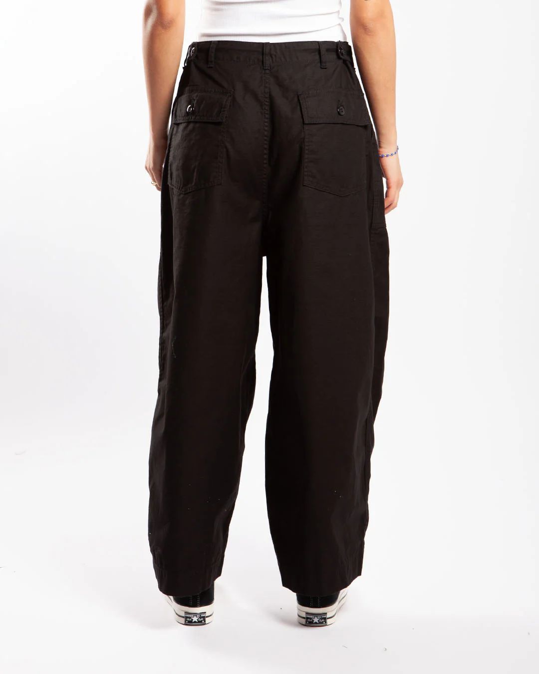 Needles HD Pant Fatigue Black - Image 3