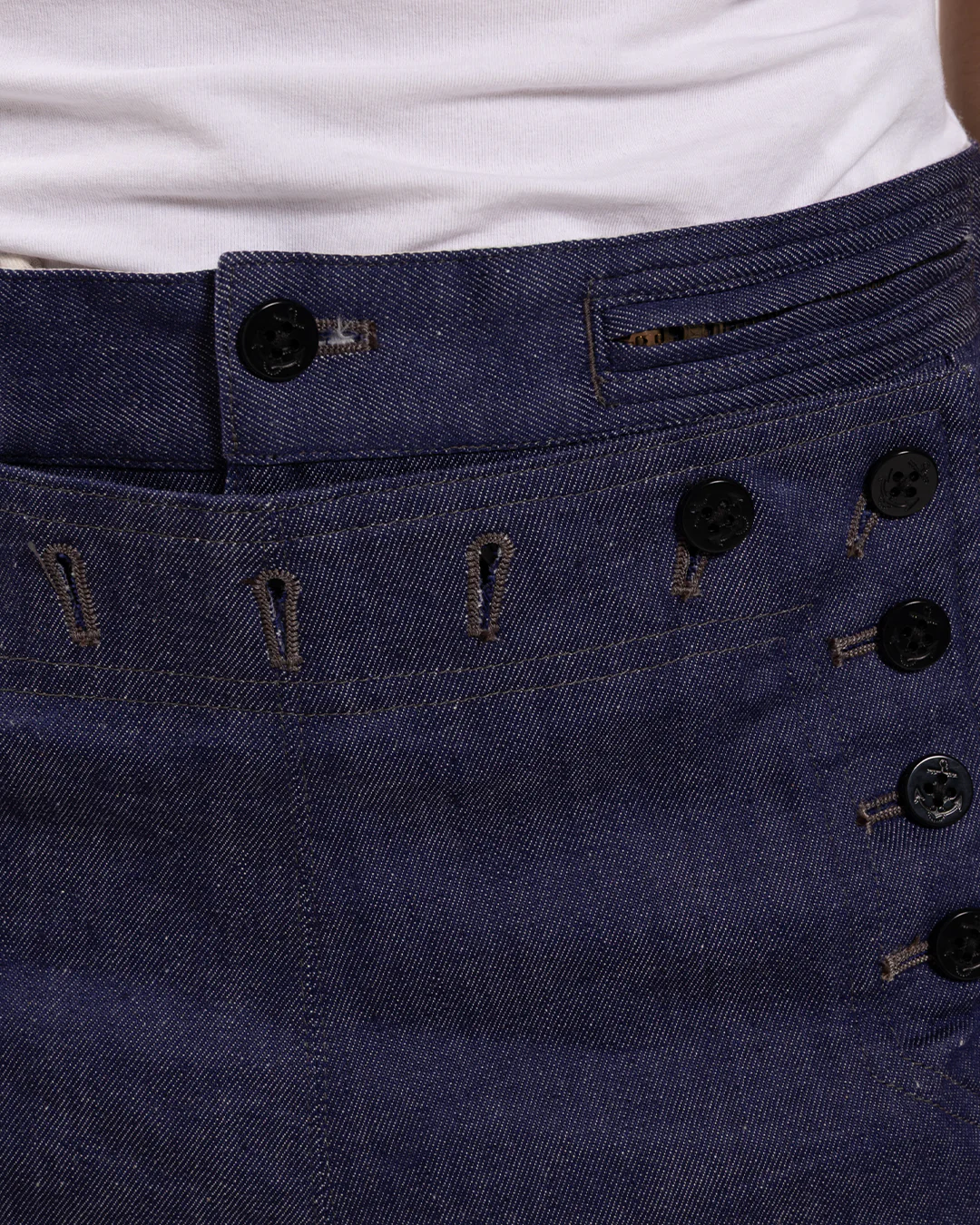 Needles Sailor Pant - 8oz Stretch Denim Indigo - Image 4