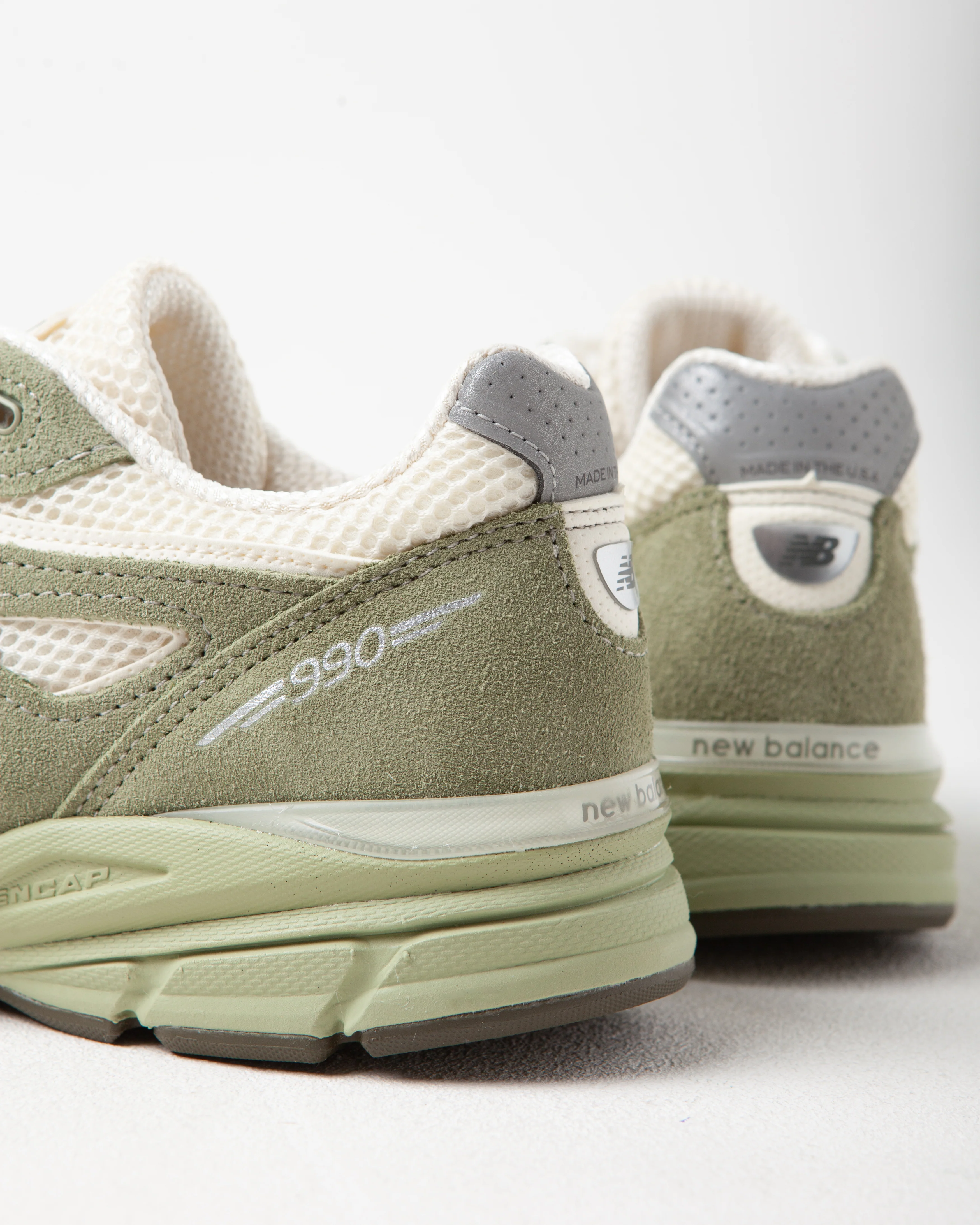 New Balance 990v4 Made in USA Olive Leaf - Image 5