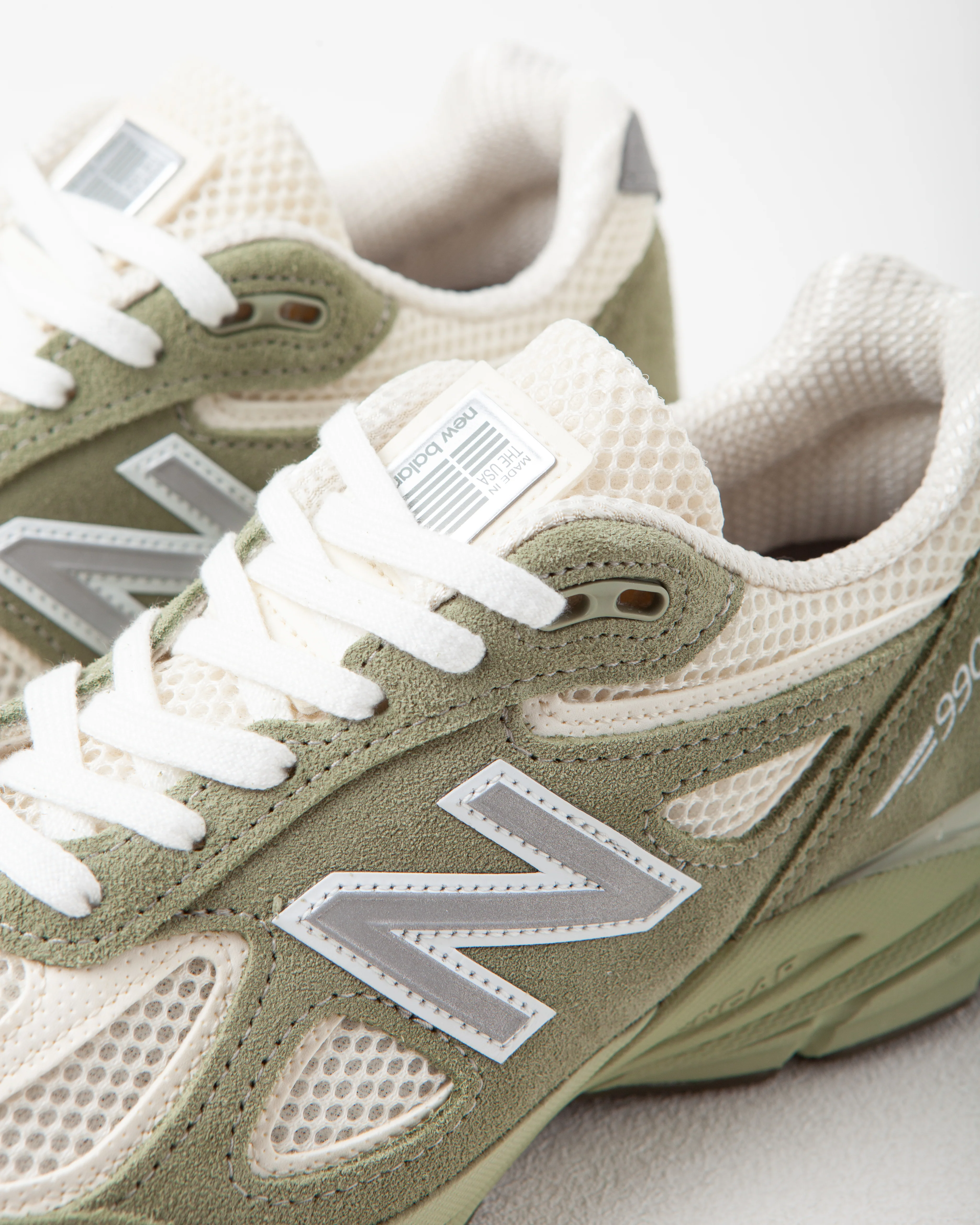 New Balance 990v4 Made in USA Olive Leaf - Image 6
