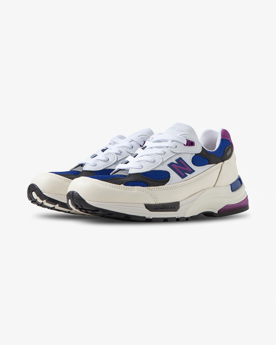 New Balance 992 Made In USA White/Team Royal - Image 2