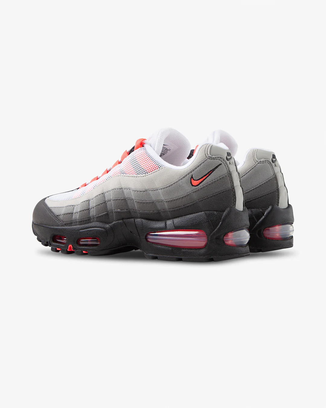 Nike Air Max 95 OG Big Bubble Medium Ash/Solar Red - Image 3