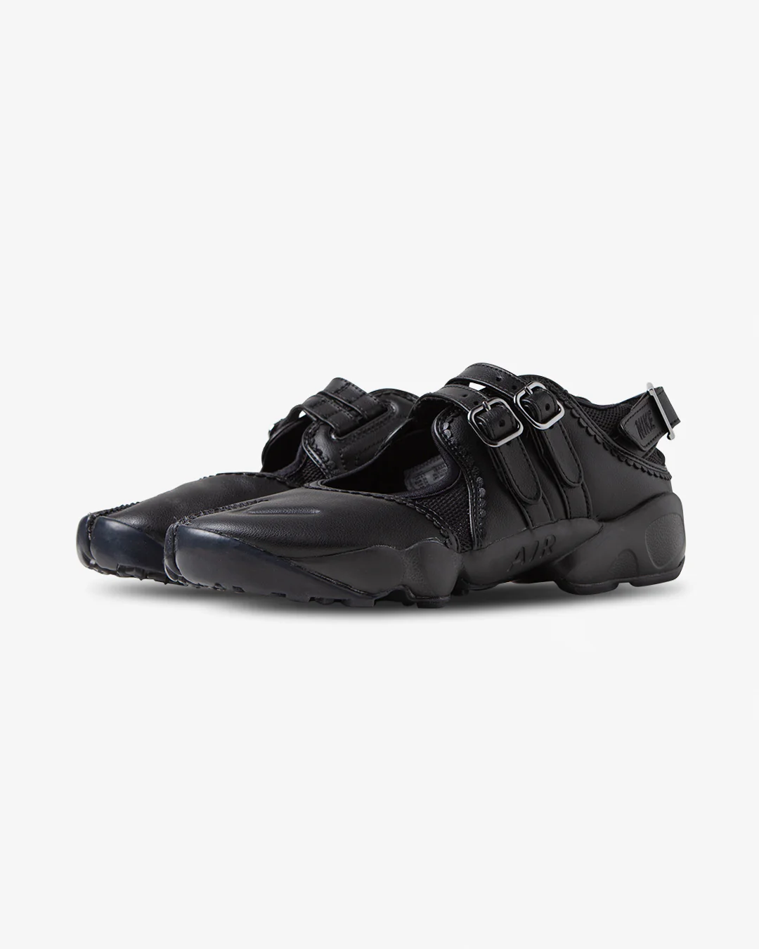 Nike Air Rift Leather Belt Black/Black - Image 2