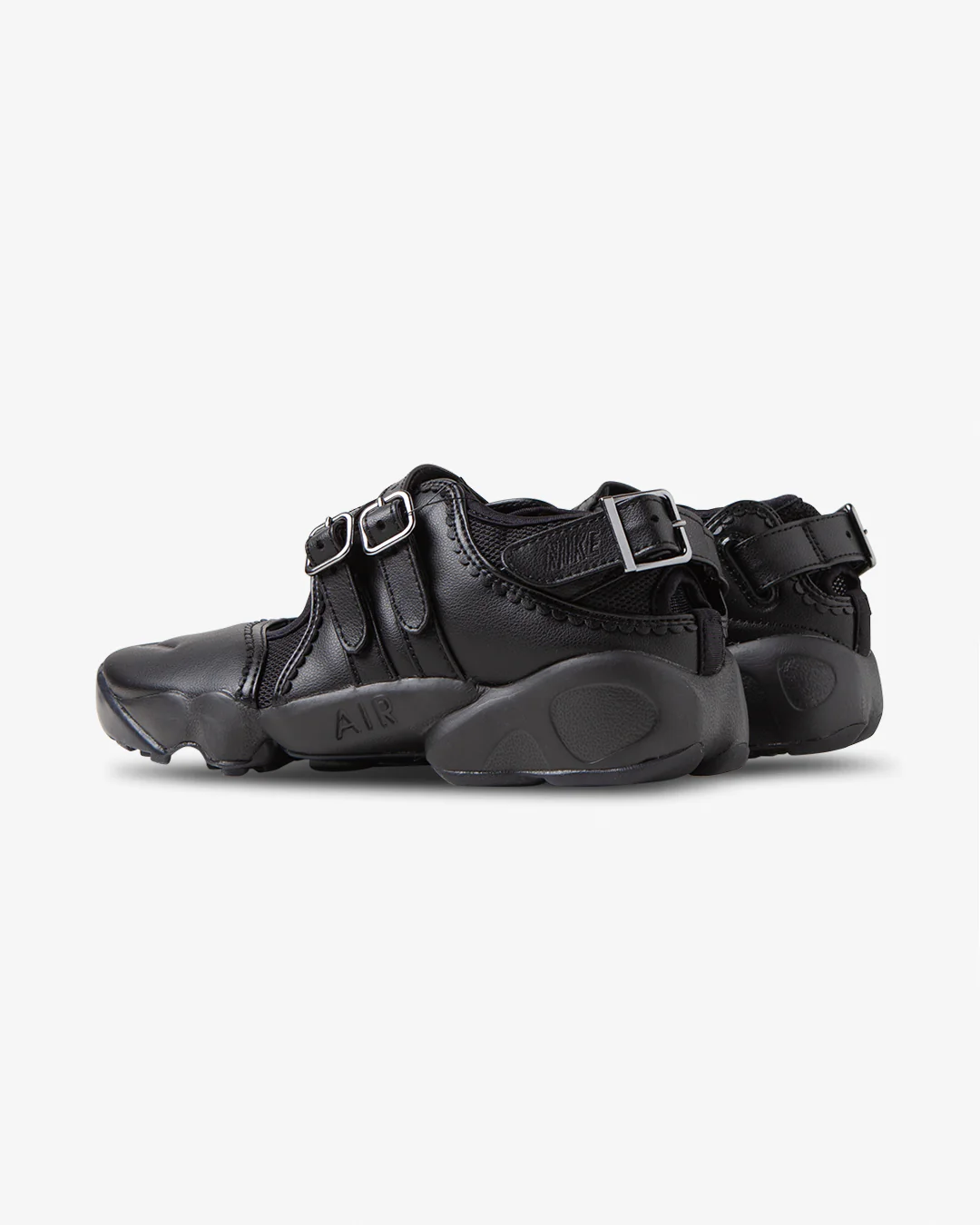 Nike Air Rift Leather Belt Black/Black - Image 3