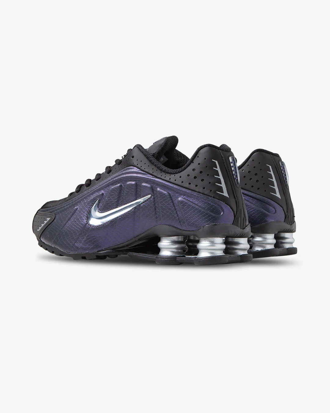 Nike Shox R4 Jewel Black/Anthracite-Metallic Silver - Image 3
