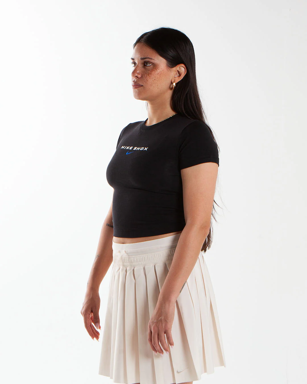 Nike Women's Shox Tee Black - Image 2
