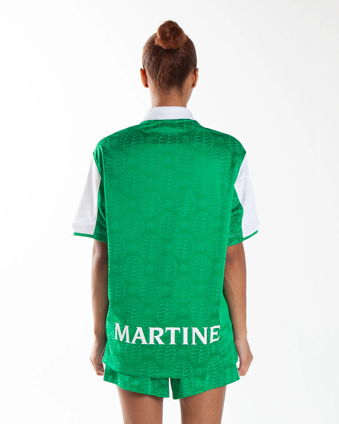 Nike x Martine Rose Jersey Lucky Green/White - Image 3