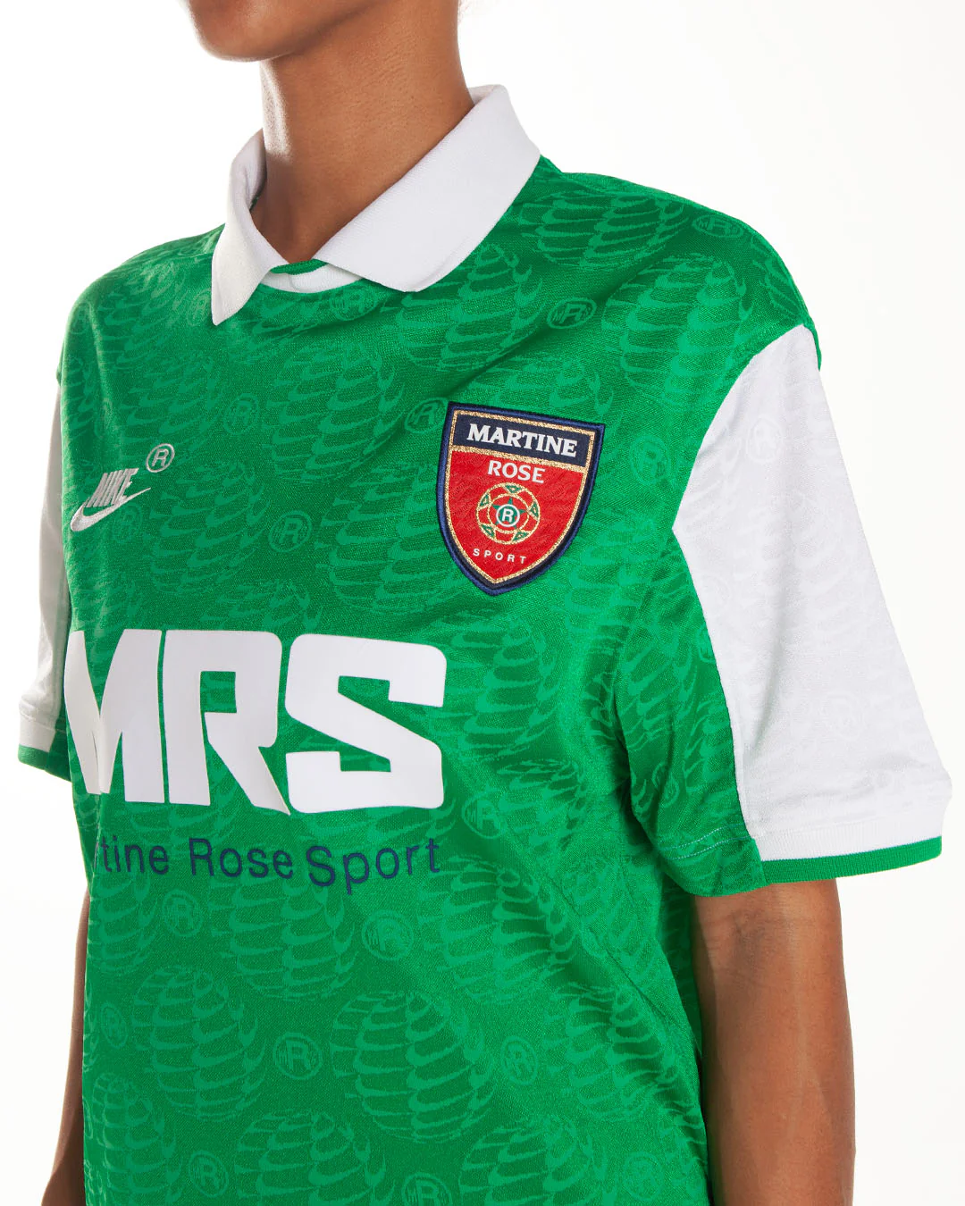 Nike x Martine Rose Jersey Lucky Green/White - Image 4