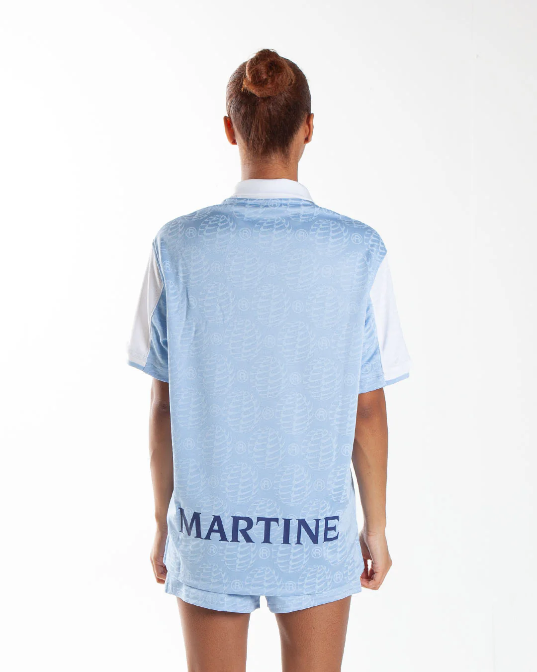 Nike x Martine Rose Jersey Psychic Blue/White - Image 3