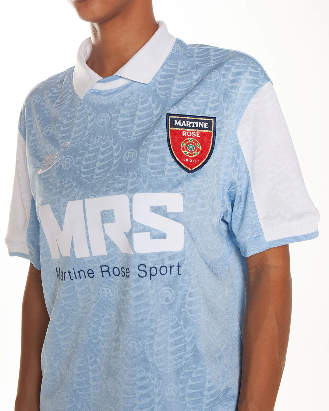 Nike x Martine Rose Jersey Psychic Blue/White - Image 4