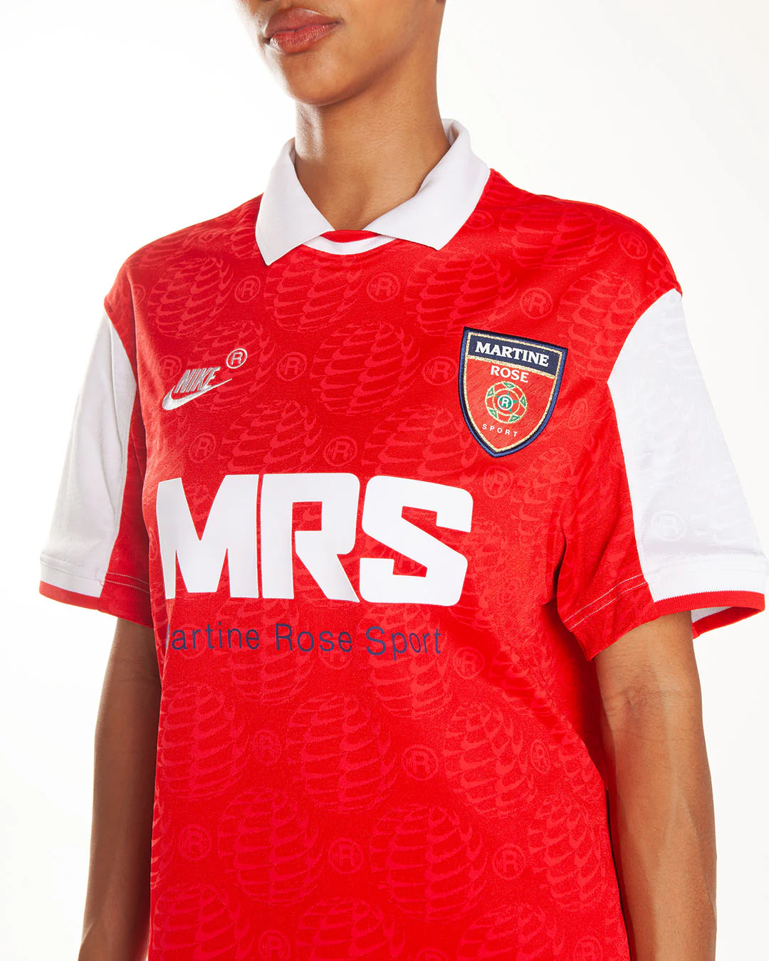 Nike x Martine Rose Jersey University Red/White - Image 4