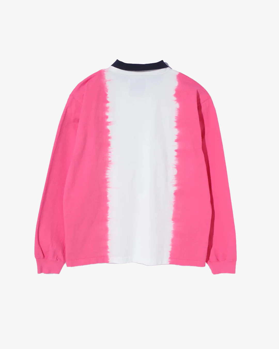 Nomarhythm Textile Hand Dye Polo Tee Shirt Pink - Image 6