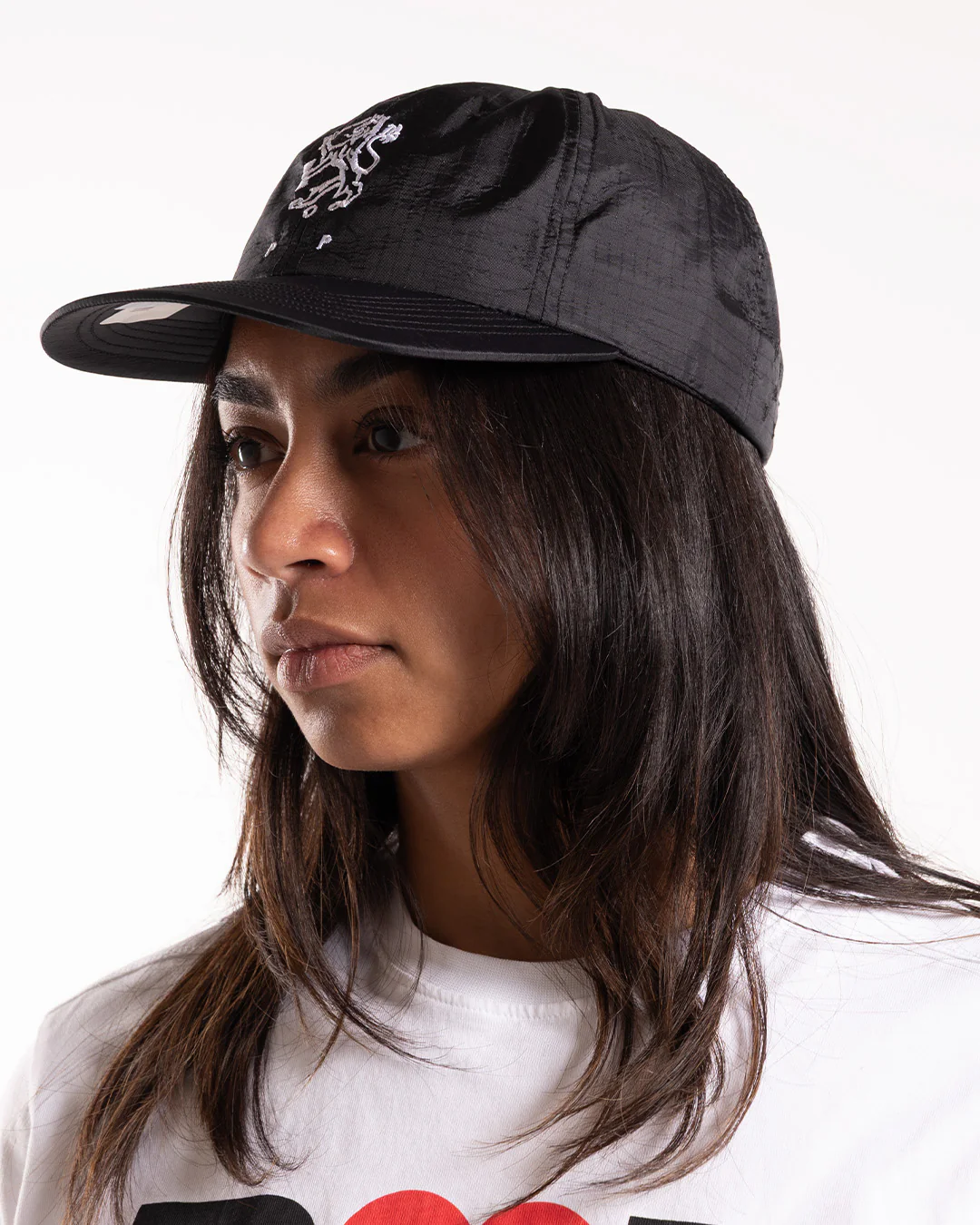 Pop Trading Company Club Sixpanel Hat Black - Image 4